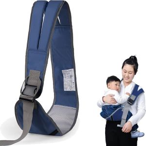 Kalanka-Porte Bebe, Portable Echarpe De Portage Bébé Avec Des Bretelles Confortables Et Réglables, Porte Bebe Epaule Naissance For Bebe, Nourrissons Jusqu'à 25 Kg (Bleu) - Neuf