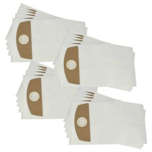 vhbw 20x Sacs compatible avec Cleancraft dryCAT 16 aspirateur - 36cm x 20cm blanc - Neuf