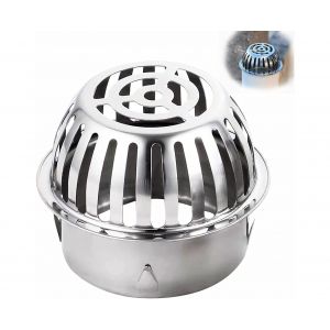 Filtres de protection de goutti&egrave;re en acier inoxydable pour descentes pluviales - Neuf