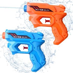Kal-Pistolet &Agrave; Eau Pour Enfants, 2 Pi&egrave;ces Pistolet &Agrave; Eau En Plastique, Jouet D'&eacute;t&eacute; Pistolets &Agrave; Eau De 100 Ml Longue Port&eacute;e De 8-10 Meter, Fusil A Eau Pour La Piscine Ext&eacute;rieure Et La Plage - Neuf