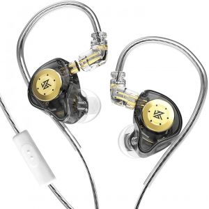LORANKA-KZ EDX Pro &Eacute;couteurs filaires de Jeu, ecouteur Intra auriculaire pour Son HiFi, IEM Sport avec c&acirc;ble d&eacute;tachable, Casques Filaire avec Micro HD - Neuf