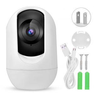 Camera de securite intelligente 1080p avec stockage cloud et Wi-Fi (prise americaine 100-240 V) - Neuf
