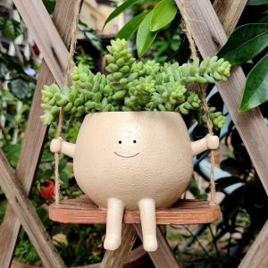 ERYI-1 Paquets Suspension Plante Macramé, Pot Suspendu Plante, Pour Suspendre Pot De Fleur Suspension Suspendue Décoration Balcon Maison Support Pots Pour Fleur, Suspension Plante Macramé Corde - Neuf