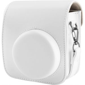 SJZG-Housse Pour Fujifilm Mini 12, De Housse Protection En Cuir Pu Compatible Avec Instax Appareil Photo Instantan&eacute; Mini (Blanc) - Neuf