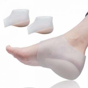Chaussettes Allongeantes Blanches De 4 Cm, Semelles De Talon En Gel Pour Chaussures Allongeantes - Neuf