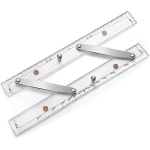 R&egrave;gle parall&egrave;le marine avec &eacute;chelles claires 12 pouces R&egrave;gle parall&egrave;le Outils de navigation pour bateau navire navi - Neuf