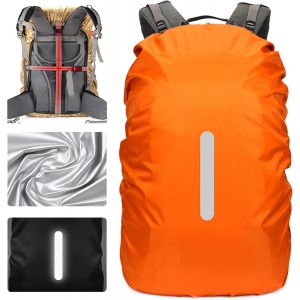 Jgd-Protection Sac &Agrave; Dos Pluie Et Cartables, Housse Imperm&eacute;able Backpack Rain Cover Avec R&eacute;flecteurs & Sangles Crois&eacute;es Antid&eacute;rapantes Pour Randonn&eacute;e, Camping & Cyclisme - Neuf