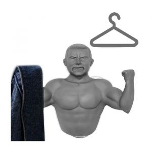 Porte-manteau ventouse homme muscl&eacute; - Neuf
