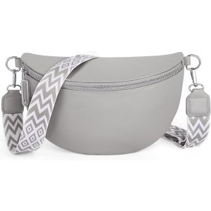 RFCBC-Crossbody Bag Femme Large Sangle Sac banane Femme Cuir Avec Portefeuille Strass Brillant Sac à Bandoulière Amovible Diamant Téléphone Portable Sac Femmes - Neuf
