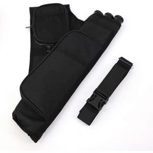 Carquois De Hanche Pour Tir A L'arc, Porte-Fleches A 3 Tubes Pour Fleches - Neuf