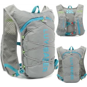 2.5l Sac À Dos Hydratation,Sac À Dos De Course Ultraléger,Sac À Dos De Vélo,Ajustables À Taille Sac À Dos D'eau Avec Design Réfléchissant Pour Femme Homme Marathon Randonnée.[T175] - Neuf