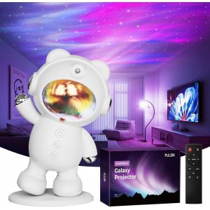 Bnhgc-Projecteur Ciel Etoile, Veilleuse Led Pour Chambre D'enfant, Nuage Lumiere Led Plafond, Projecteur De Galaxie Aurora Pour Decoration, Cadeau De Noël Pour Garçons, Filles Et Couples,Blanc - Neuf