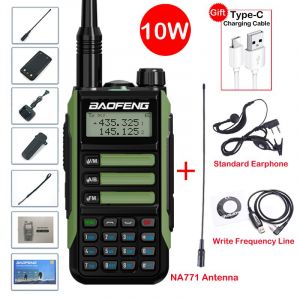 2025 Baofeng UV-16 Max IP68 étanche talkie-walkie double bande haute puissance CB Radio Vhf Uhf CB Ham Radio longue portée Radio bidirectionnelle - Type UV16-Package 10 - Neuf