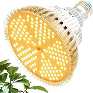 Lampe De Croissance 100 W, 150 Led, Spectre Complet, E27, Pour Plantes D'intérieur, Serre, Jardin, Semis, Croissance Et Floraison - Neuf