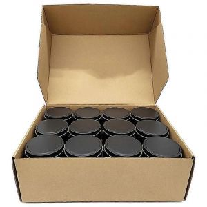 Bo&icirc;tes &agrave; bougies,24 pi&egrave;ces,4 oz Contenants de bougies en m&eacute;tal pour la fabrication de bougies,Arts & Crafts,stockage &agrave; sec,B - Neuf