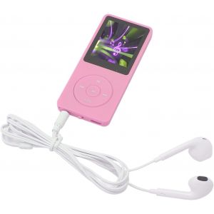 Lecteur Mp3 Lecteur Mp4, Lecteur De Musique Mp3 Avec Haut-Parleur Radio Fm &Eacute;couteur, Hifi Portable Sans Perte De Son Mp3 Mini Lecteur De Musique Enregistreur Vocal, Cadeaux (Rose) - Neuf