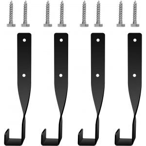 MEVRONISSHOP-4 Pi&egrave;ces Crochets de Rangement pour Tron&ccedil;onneuse Robustes, Faciles &agrave; Utiliser, Support Mural pour Tron&ccedil;onneuse, Multifonctionnel, Support de Tron&ccedil;onneuse, pour Ranger les Tron&ccedil;onneuses ( - Neuf