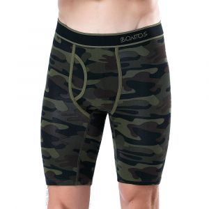 Boxer En Coton À Mouche,Sous-Vêtements À Jambes Longues Pour Hommes,Short,Grande Taille Et Culotte,Marque De Luxe,Style 2024 -B14 Camouflage-Xl - Neuf