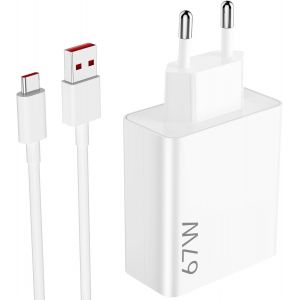 Huag-67w Chargeur Rapide Usb Avec C&acirc;ble Usb C 1m Pour Xiaomi 14t 13t Mix Flip Mix Fold 3 Redmi Note 13 Pro 5g, Chargeur Turbo Pour Poco M6 X6 X5 X4 F5 X3 Gt 13 Lite 12s Ultra 12 Lite, Adaptateur Char - Neuf