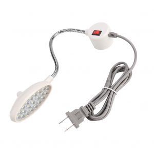 Hjlian Lampe De Travail Led Pour Machine A Coudre, Prise Americaine 110-265 V, 1,5 W, Base Magnetique Reglable - Neuf