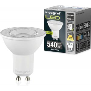 Ampoule Led Gu10 10 Pack Blanc Froid 4000k, 400lm, 3,6 W (Équivalent À 50 W) Non Dimmable - Efficace En Énergie Et Idéale Pour Les Spots Et Projecteurs Dans Les Salles De Bains - Neuf