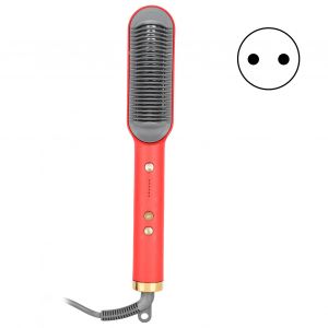 Hjlian Lisseur A Cheveux Anti-Brulure, Chauffage Rapide, Brosse Lissante, Peigne Pour Salon Professionnel A Domicile (Prise Ue 220 V) - Neuf
