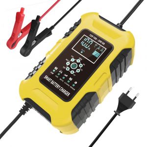 12v10a 24v5a De Fer De Lithium De Gel D'acide De Plomb Agm Lifepo4 Moto Voiture Chargeur De Batterie Intelligent - Neuf