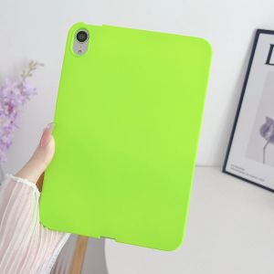 Chicslick-Pour Étui Ipad Air Pro 2025 M4 10.9 11 12.9 10.2 13 Pouces Mini 4e 5e 6e 7e 8e 9e 10e Génération Coque En Silicone Souple,Ipad Mini 6th 7th,Lawngreen[X2169] - Neuf