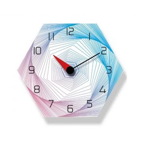 Horloge murale de 14 pouces pour chambre et salon &iquest; Mouvement silencieux, mat&eacute;riau acrylique, fonctionne &agrave; piles - Neuf