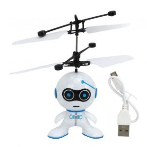 Helicoptere A Induction, Chargement Usb, Resistant Aux Chutes, Jouet Volant Interactif, Dessin Anime, Suspension, Avion Pour Enfants - Neuf