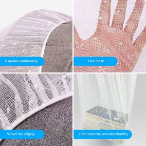 Moustiquaire Universelle Pour Poussette, Nacelle, Lit Parapluie, Cosy, Si&egrave;ge Auto, Landau, Extensible Et R&eacute;sistante, L, Blanc - Neuf