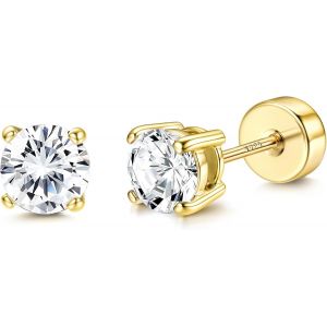 Kal-Boucles D'oreilles Femme Or 14 Carats Petites Piercing Oreille Argent 925 Femme Piercing Tragus Or Boucle D'oreille Homme Piercing Helix Bijoux Femme - Neuf
