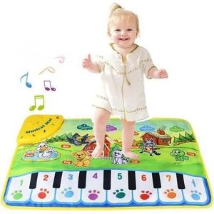 Tapis de Piano Musical - ZGEER - Jouet de Tapis de Musique de Danse électronique - Vert - Mixte - Enfant - Neuf