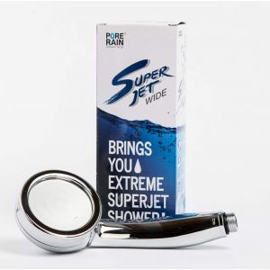 TZF-PURE RAIN Pommeau de Douche Jet Haute Pression - 25% d'Economie - Ions N&eacute;gatifs - Neuf
