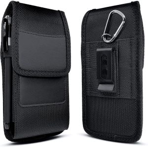 AYU-Pochette Telephone Portable étui de Ceinture Téléphone Holster Protection RFID Clip Sac pour Grande Petite Homme Smartphone étuis Etui Multi-Usages Housse Compatible avec Iphone Samsung Galaxy - Neuf