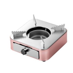 Brûleur à alcool avec tiroir push-pull pour barbecue en plein air, randonnée, camping, randonnée(Rose) - Neuf