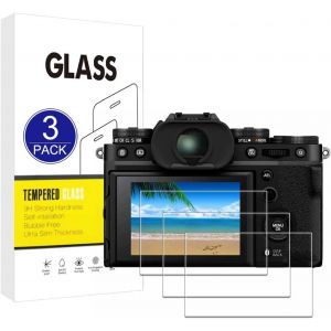 KAL-[3 Pi&egrave;ces] Compatible Avec Le Protecteur D'&Eacute;cran Fujifilm X-T5 Fuji Xt5,Film De Protection 2.5D[Duret&eacute; 9H,Installation Facile,Incassable] Qualit&eacute; Sup&eacute;rieure Film En Verre Tremp&eacute; - Neuf