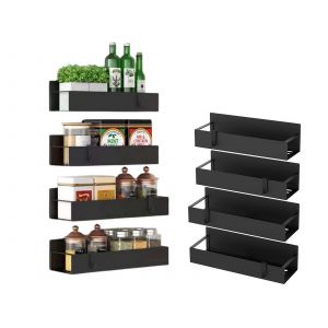 Organisateur Magn&eacute;tique &Agrave; &Eacute;pices Avec Crochets Pour R&eacute;frig&eacute;rateur Et Four - Neuf