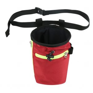 Sac banane antiderapant pour sports de plein air, craie, talc, pochette pour escalade sur glace, rouge - Neuf