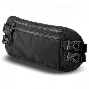 Ceinture d'argent de voyage sécurisée,Portefeuille de voyage caché à blocage RFID invisible,Unisexe Noir XXF - Neuf