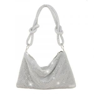 Sac de soir&eacute;e avec diamants, pochette - Neuf