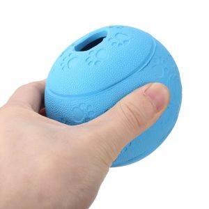 Hjlian Jouet A Macher Pour Chiot, Balle Rebondissante, Friandise Pour L'entrainement, Bleu - Neuf