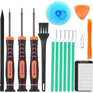 Ensemble De Tournevis De Pr&eacute;cision Pour Iphone Et Lunettes De Montre,Ph000,Y000,Pentalobe P2,Spudger,Pince,Une Brosse De Nettoyage Et Une Ventouse Avec D&eacute; &Agrave; Coudre Pour Carte Sim,Pour R&eacute;parer - Neuf
