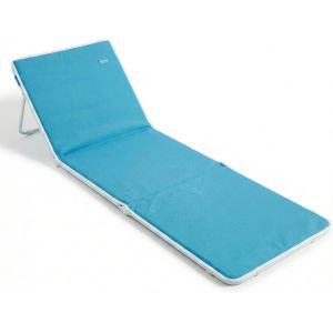 Ulteronixshop-Tapis de plage pliable : l&eacute;ger, dossier r&eacute;glable, r&eacute;sistant, pliable et transportable. Rembourrage de 8 mm, structure en acier 13 mm et tissu Oxford 600D. - Neuf