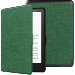 GUOP-Étui Pour 6,8"" Kindle Paperwhite 11E Génération 2021 Et Kindle Paperwhite Signature Edition 2021 Coque En Cuir Mince Housse De Protection Avec Auto Dormir/Réveiller Function - Vert - Neuf