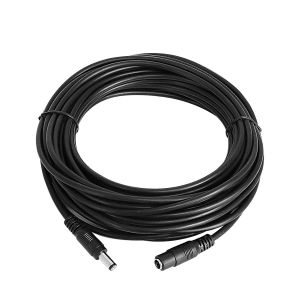30 Pieds/10 m Câble d'Extension d'alimentation 5,5 mm x 2,1 mm pour Adaptateur d'alimentation DC 12 V, Câble d'Extension d'alimentation Mâle Femelle 20 AWG pour NVR/Caméra IP/Caméra Extérieure - Neuf