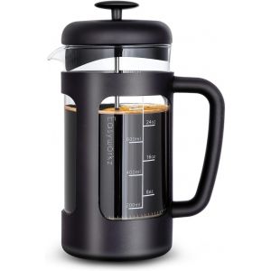 CMWS-Cafeti&egrave;re &agrave; piston, verre borosilicate r&eacute;sistant &agrave; la chaleur,1000ml,Noir - Neuf