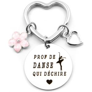 ERSAN-Cadeau Danse,Prof De Danse Qui D&eacute;chire,Porte Cl&eacute;s Danse,Merci Danse - Neuf