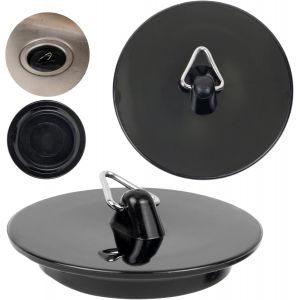 Bouchons d'évier universels,Lot de 2,pour 1-3/4u201c et 1-1/2u201c écoulements,Ø 43-39 mm,PVC,Bouchon d'évier de Cuisine,Bouchon d'évier de vidange pour lavabo et évier,Bouchons pour Baignoire - Neuf