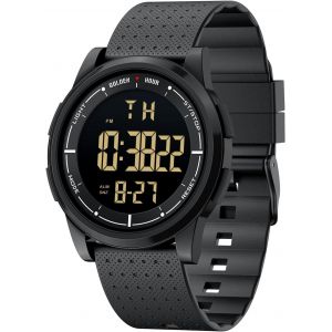 Montre Homme & Femme 5atm Bracelet Digitale &Eacute;tanche,Montre-Bracelet En Caoutchouc &Agrave; Affichage Grand Angle Ultra-Mince Pour Gar&ccedil;ons Et Filles.[J478] - Neuf